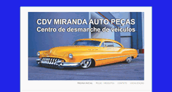 Desktop Screenshot of mirandaautopecas.com